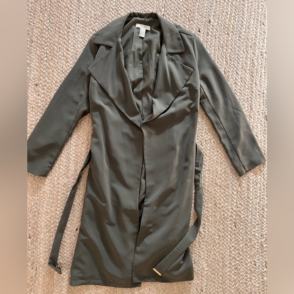 H&M trench coat size 2